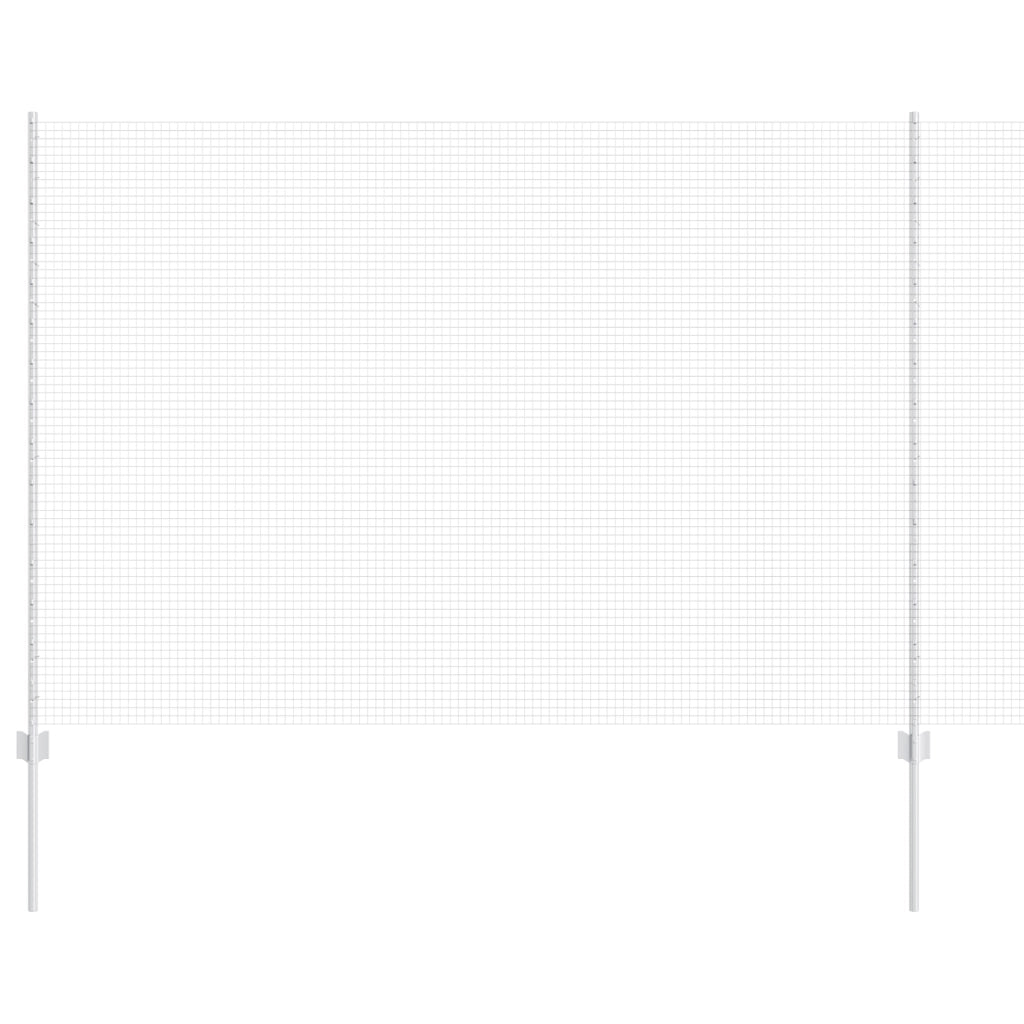 Set di Recinzione da Giardino Set di 2 Acciaio Galvanizzato