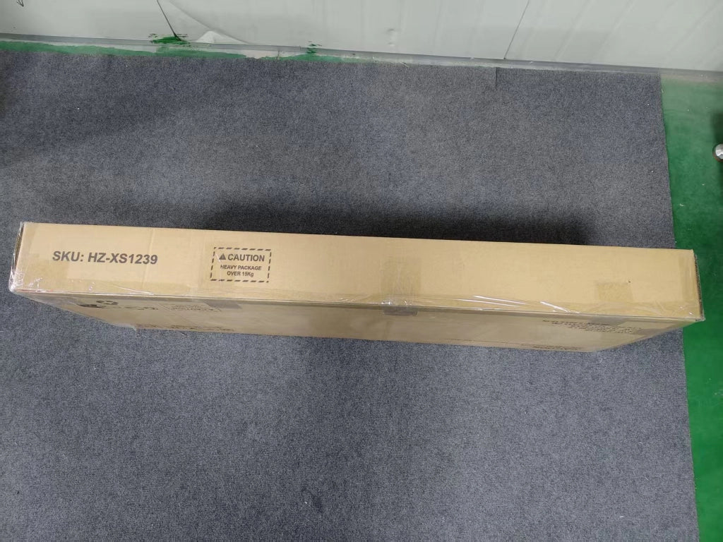Mobile porta TV con 2 ante e vani aperti, passacavi, per soggiorno e camera da letto, in MDF, noce 110 × 40 × 48 cm
