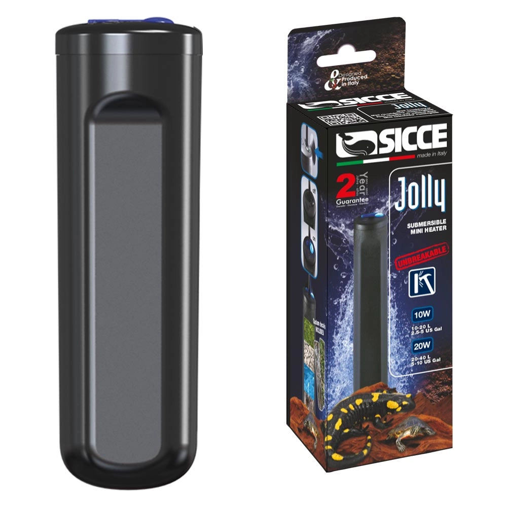Sicce riscaldatore per acquario e tartarughiera jolly 20 watt