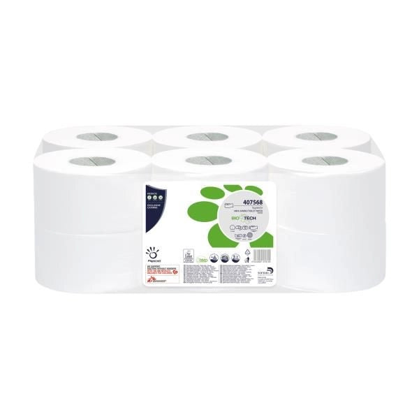 Cf12carta igien. jumbo mini 405str - 407568