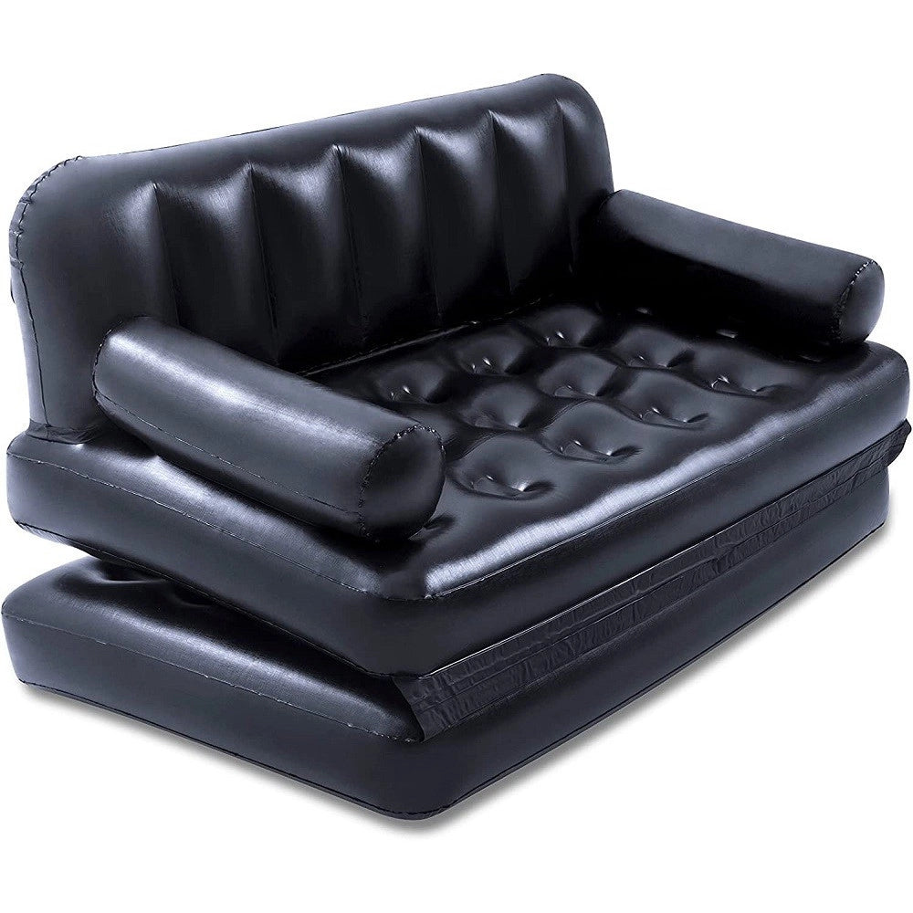 Trade Shop - Divano Gonfiabile Multifunzionale 5in1 Multimax 188 X 152 X 64cm Con Pompa 75056 -