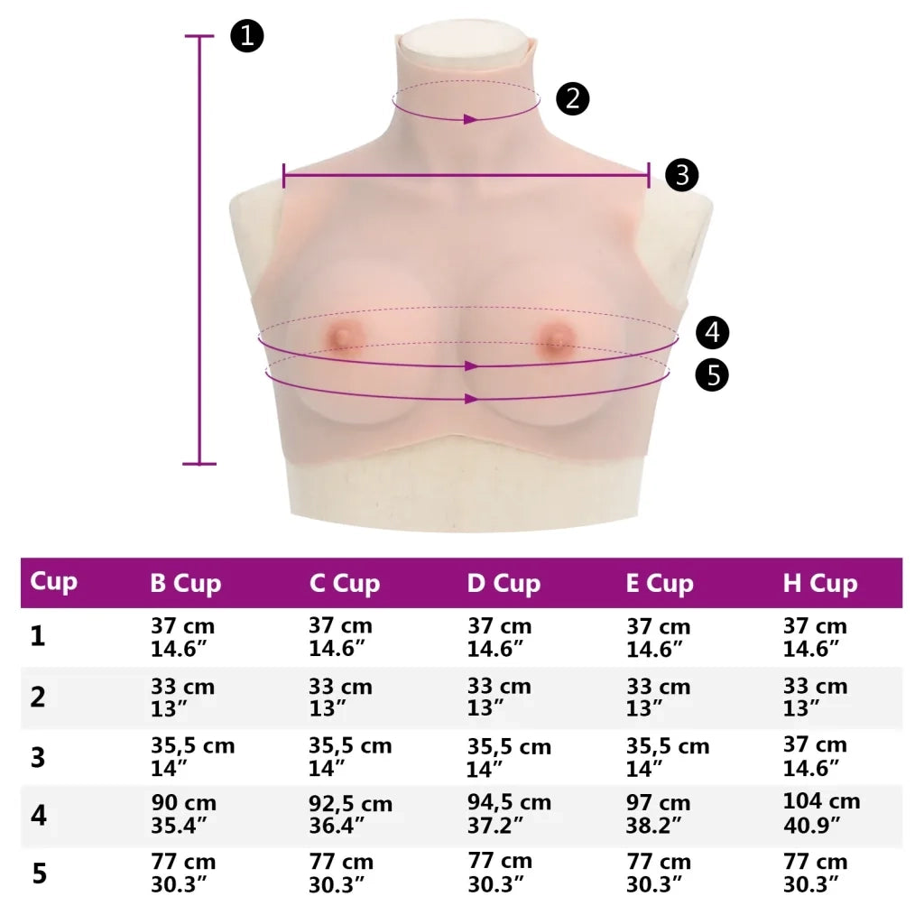 Corpetto in Silicone Caucasico Coppa C CFW3049483