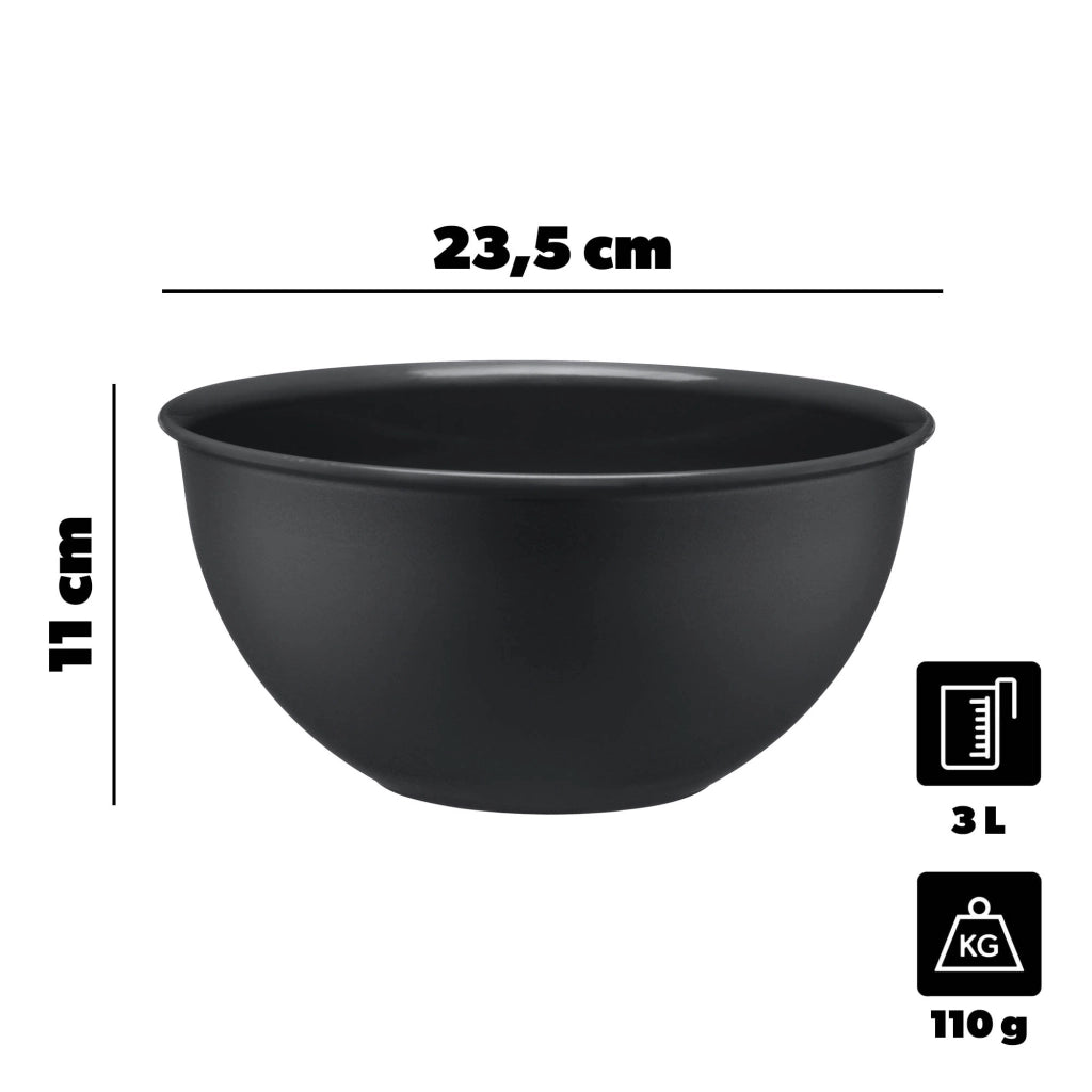 Ciotola da cucina in plastica KADAX, grande, universale, 3 litri, per macedonia di frutta, 23 cm