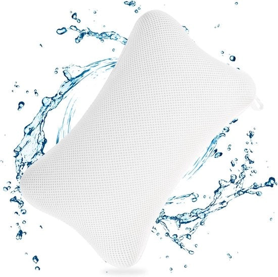 Piumone per sdraiarsi con 4 supporti per collo - progettato ergonomicamente - materiale idoneo per la pelle - materiale respirante - facile da pulire