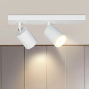 ZMH Faretto da soffitto a 2 fiamme 30CM plafoniera design moderno GU10 industriale orientabile