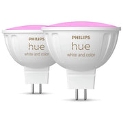 Philips by Signify 8719514491649 Hue White and Color Ambiance Faretto LED connesso 2 pezzi 6,3 W 400 lm GU5.3 12 V colore Bianco