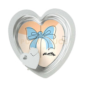 porta foto romantico mon coeur Bianco marmo in Ferro 20x20cmh(13x13formatofoto)