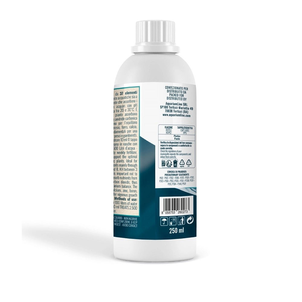 AquariumLine Green Fert 250ml - fertilizzante liquido per piante acquatiche