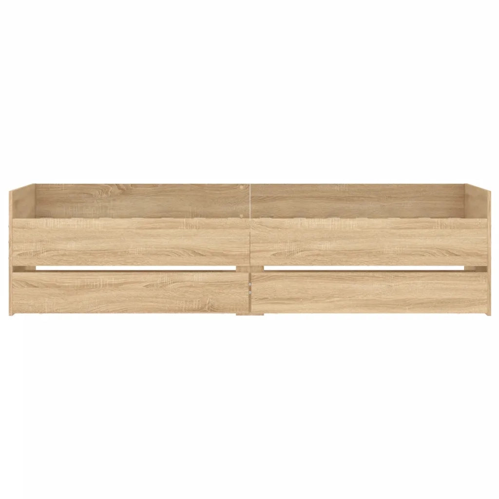 Giroletto con Cassetti Rovere Sonoma 90x190 cm