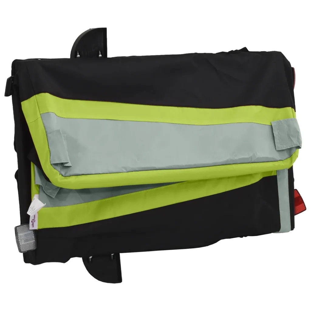 Rimorchio da Bici Nero e Verde 45 kg in Ferro CFW2082192