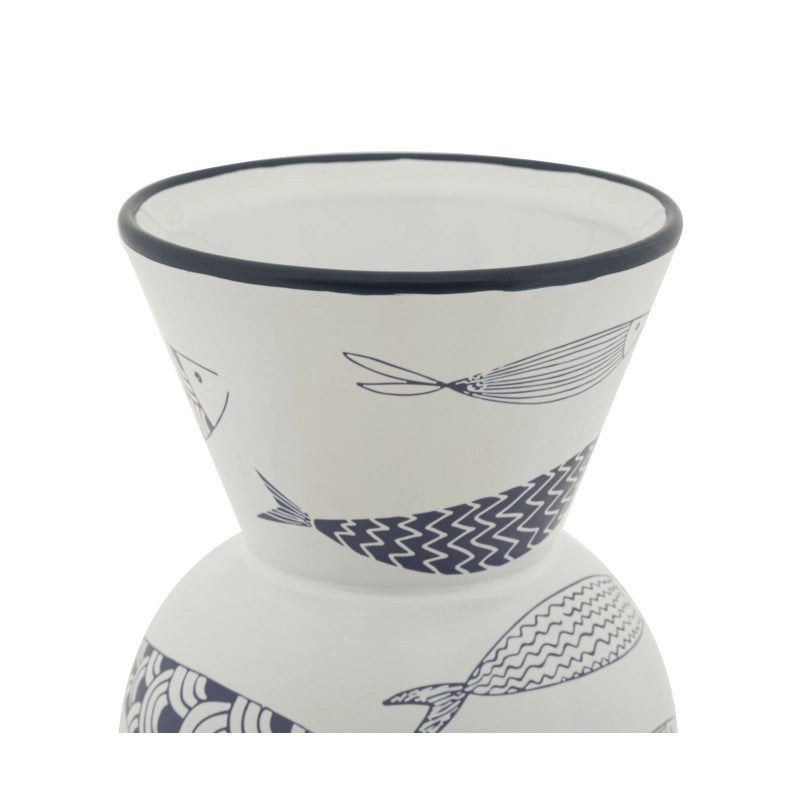 Vaso Ceramica Amica Fish Tall cm ø 14x38,5