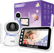 Monitor per Bambini Intelligenti con Camera - 7,1 cm (2,8 pollici) Display LCD - Visione Notturna VOX Monitoraggio della Temperatura