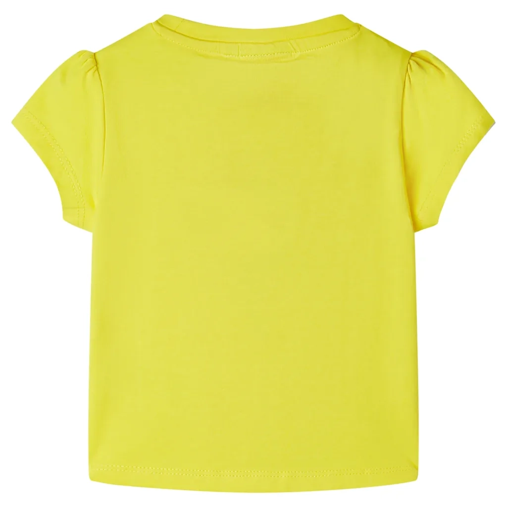 Maglietta da Bambina Gialla 128 11247