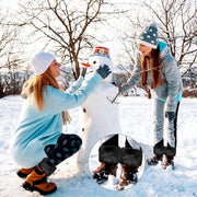 Calze per bambine e ragazze in bianco e nero - Taglia M