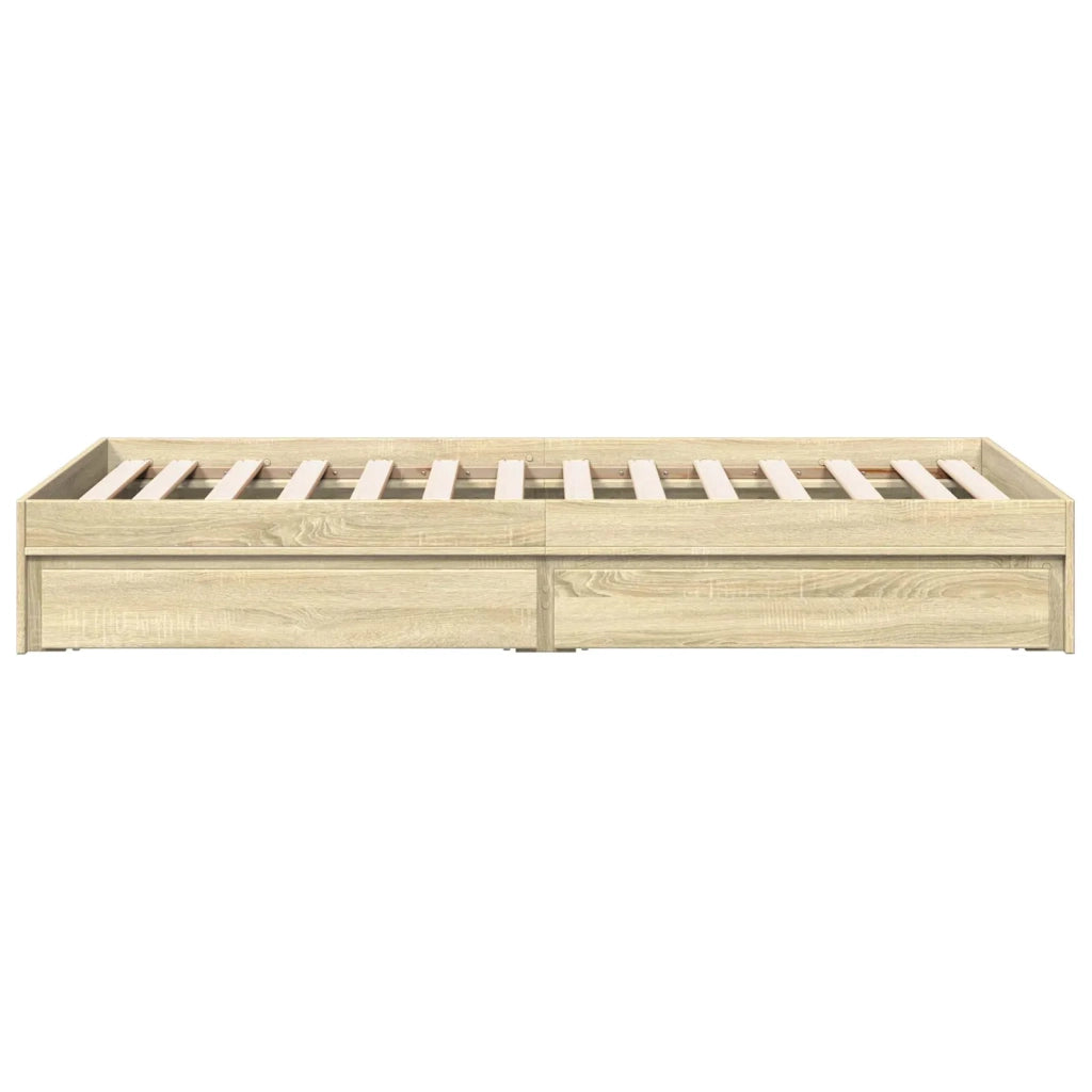 Telaio del letto con storage Rovere Sonoma 80 x 200 cm 3429590