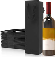Porta bottiglie di vino - Carrietta per bottiglie di vino - Borsa di pelle nera con maniglie in pelle - Stile moderno 

Modello: 123456
 Materiale: 100% pelle sintetica
 Dimensioni: 45 x 30 x 10 cm
 Capacità: 6 bottiglie di vino
 Peso: 1,2 kg