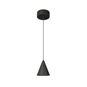 Lampada a Sospensione Zoe Surface Beneito & Faure 7W 38° 3000K Nero Opaco - Design Conico LED CRI90 UGR<19 per Illuminazione Interni