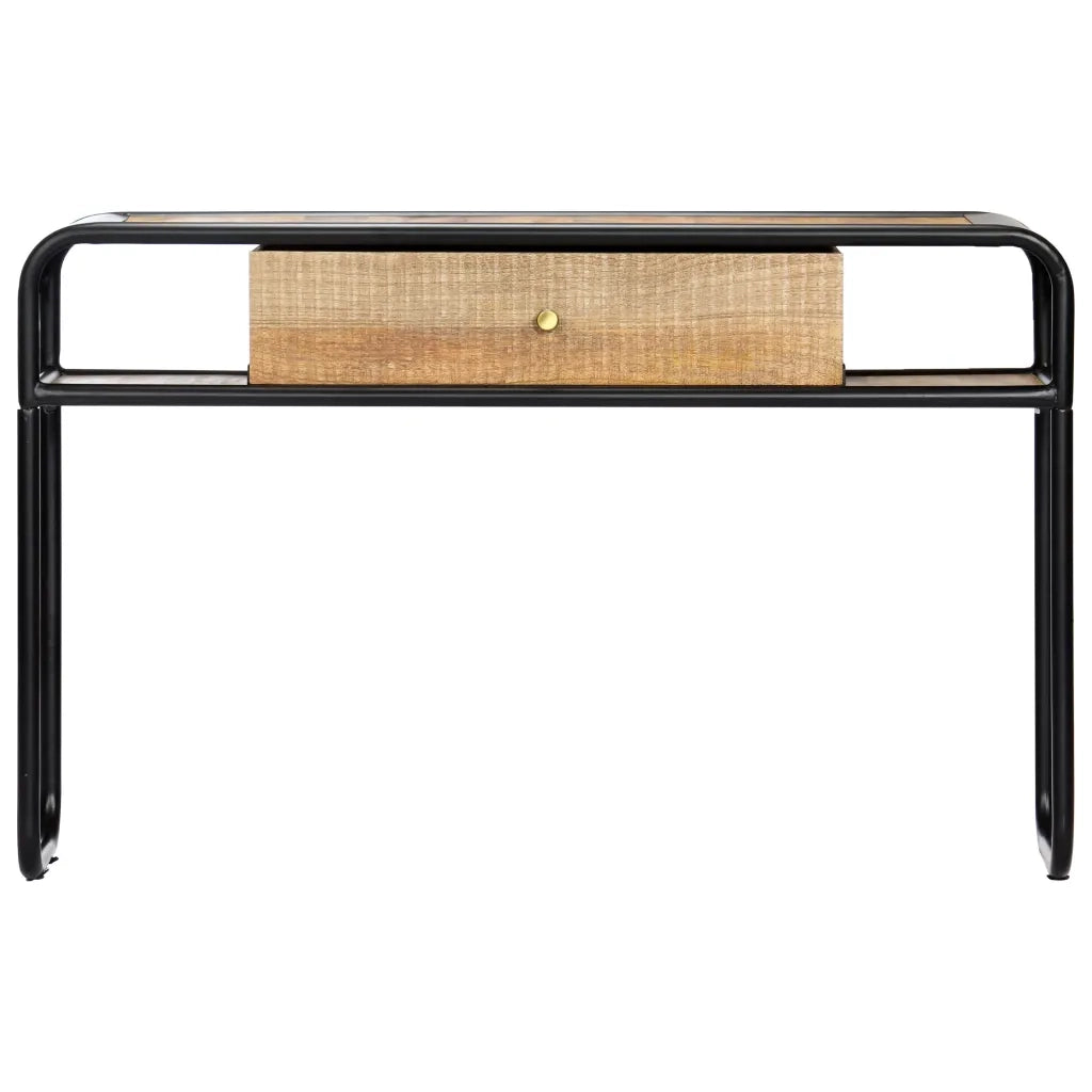 Tavolo Consolle | Tavolo d'Ingresso 118x30x75 cm in Legno Massello di Mango