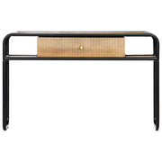 Tavolo Consolle | Tavolo d'Ingresso 118x30x75 cm in Legno Massello di Mango