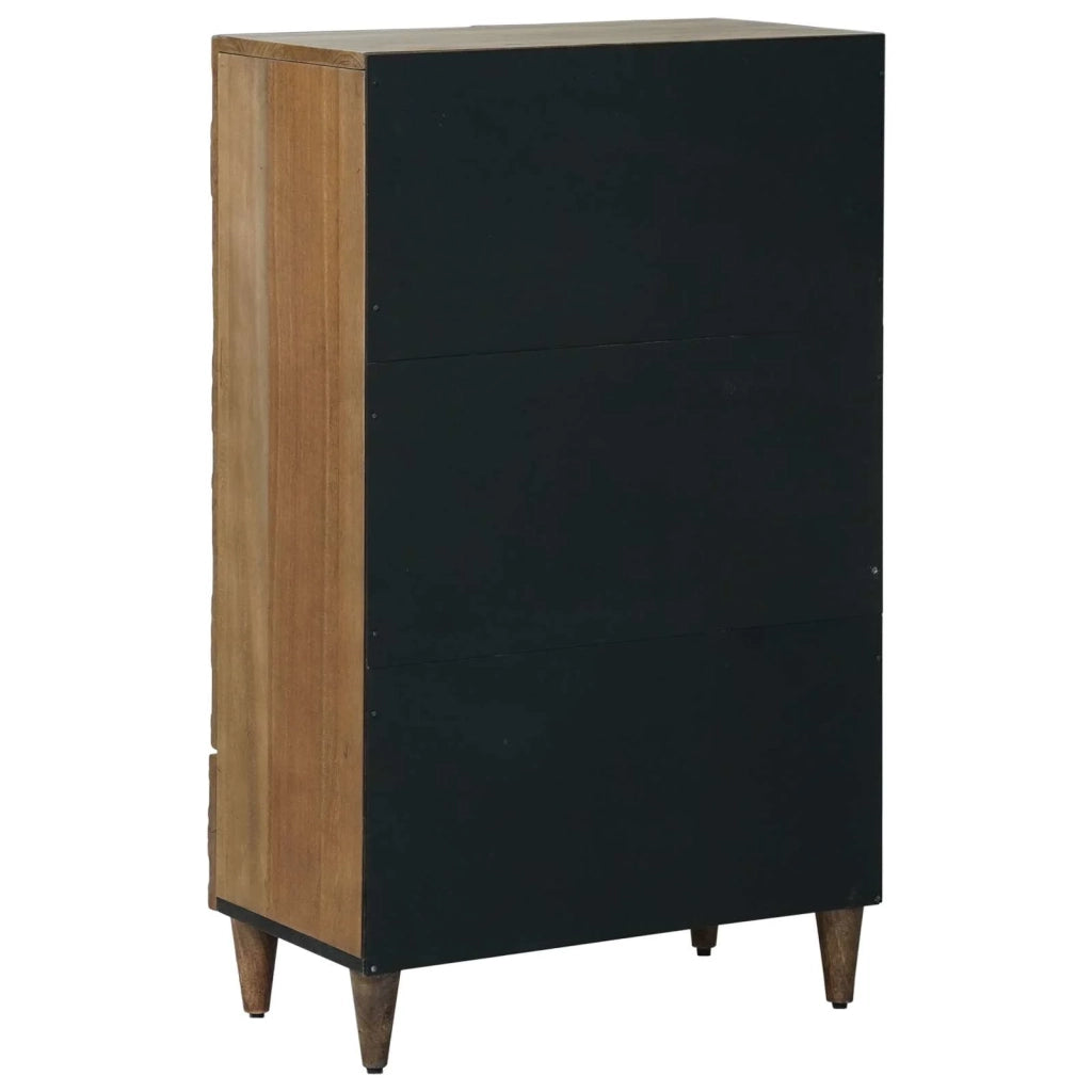 Mobile Alto Marrone 60 x 33,5 x 100 cm Legno di mango massello 4018362