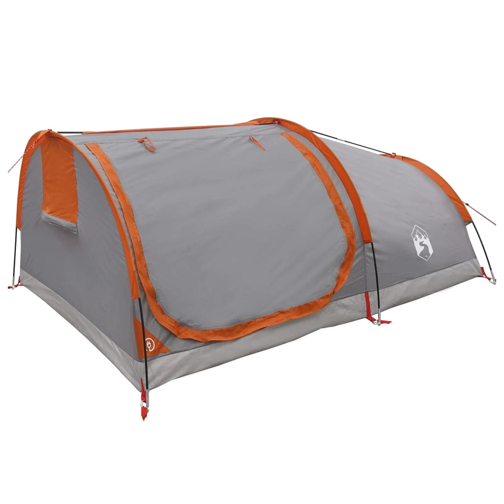 Tenda da Trekking Impermeabile 1 persona Grigio e arancione 42042232