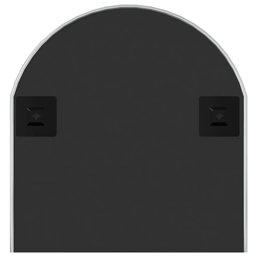 Specchio da Parete-Specchio a Muro-Specchio Decorativo Argento 90x40 cm Ovale