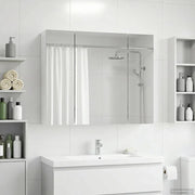 Mobiletto per specchio da bagno Bianco 60 x 14,5 x 50 cm