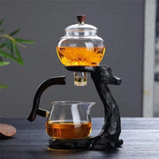 Set di Tè con Vaschetta in Vetro - Fondino Magnetico - Decorazione Cucina Casa