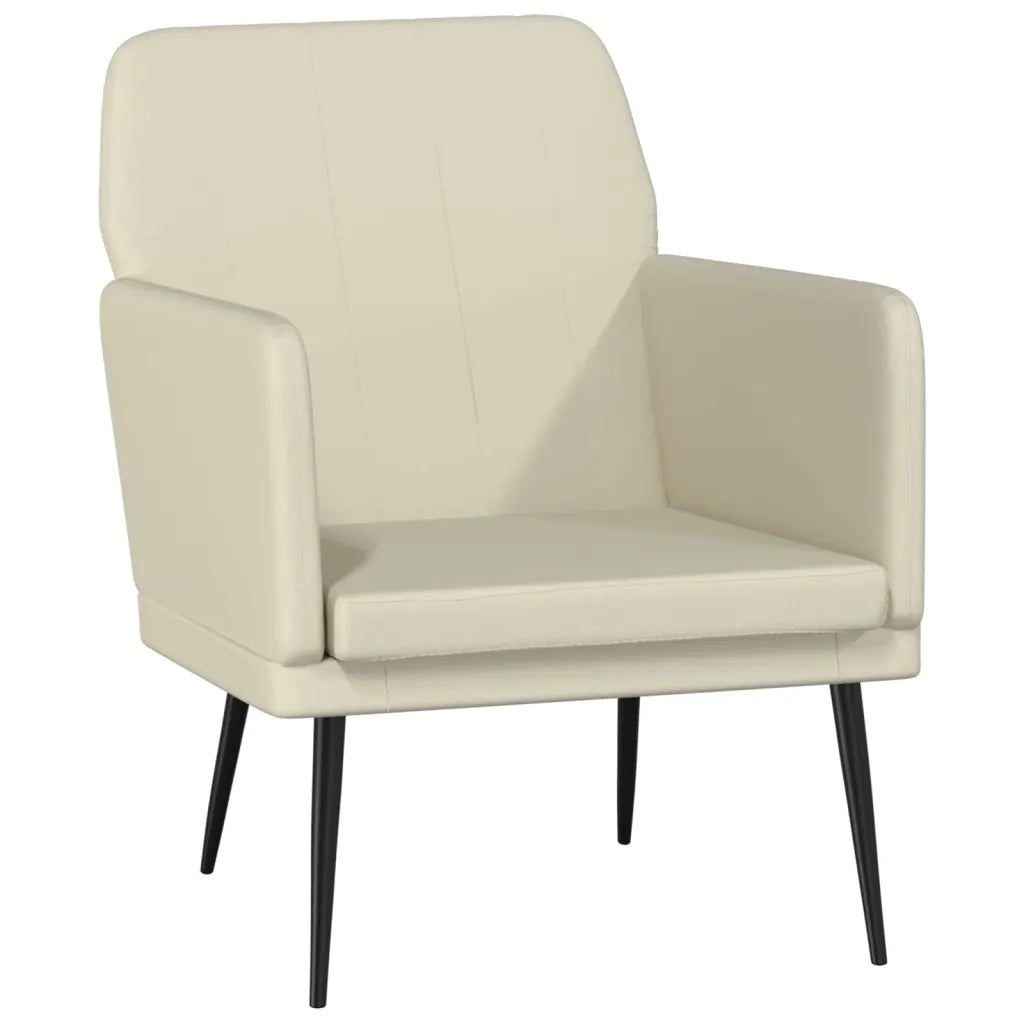 Poltrona Crema 61x78x80 cm Similpelle