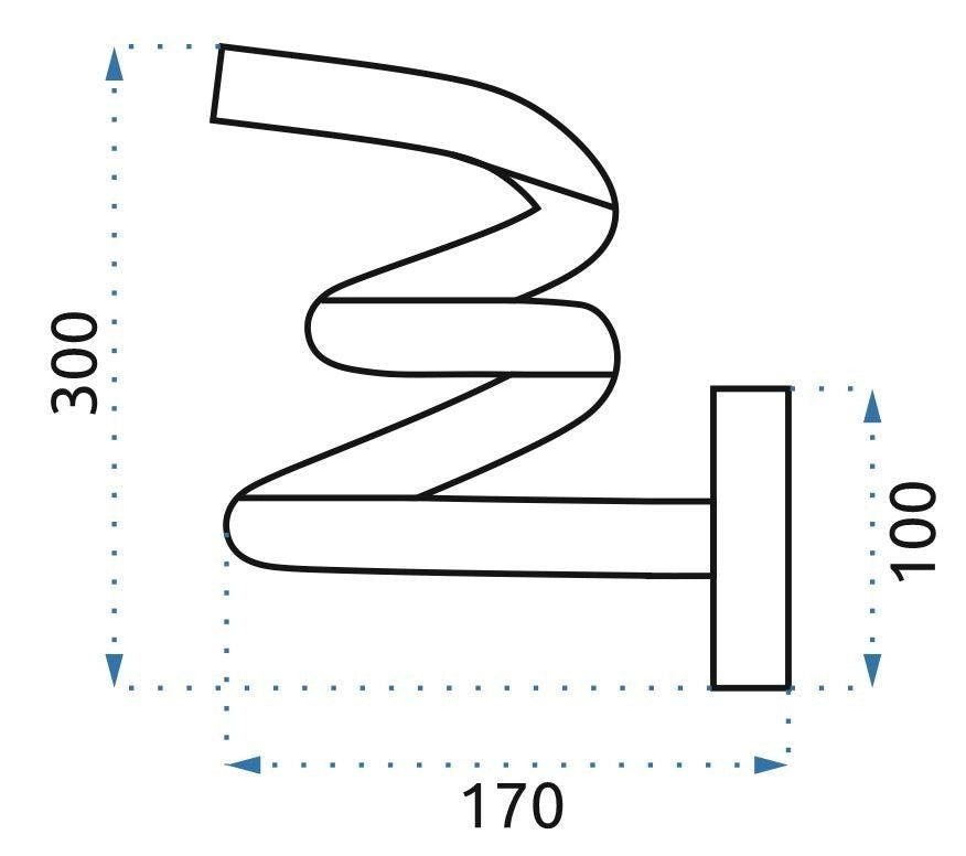 Lampada Led Spring Up App831-w Chrome