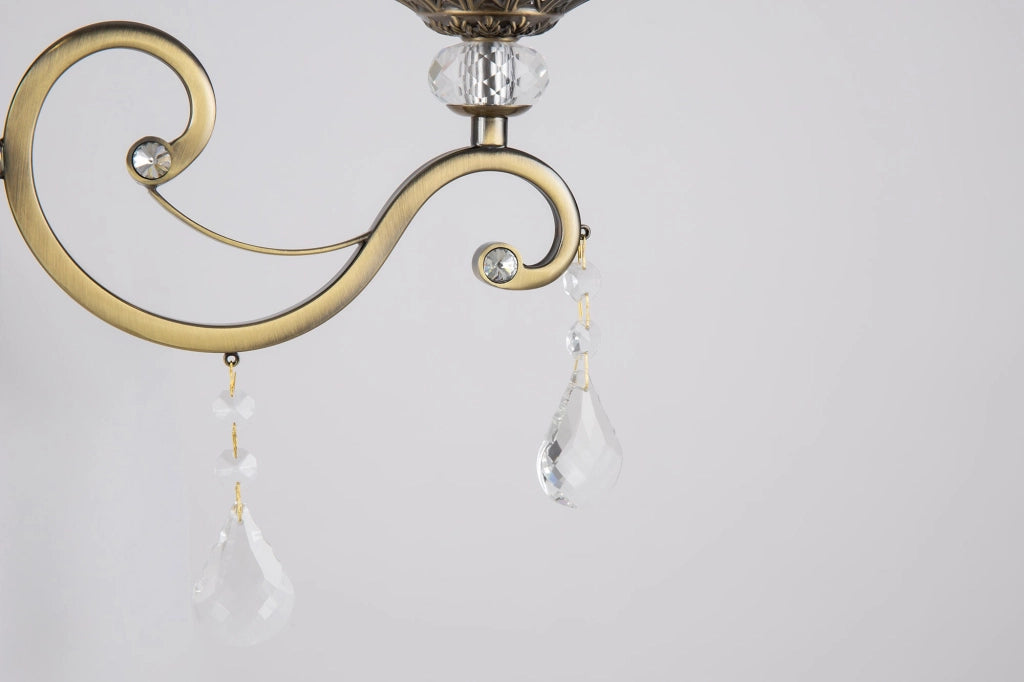 Lampada da parete Royal Classic in Metallo Grace Ottone
