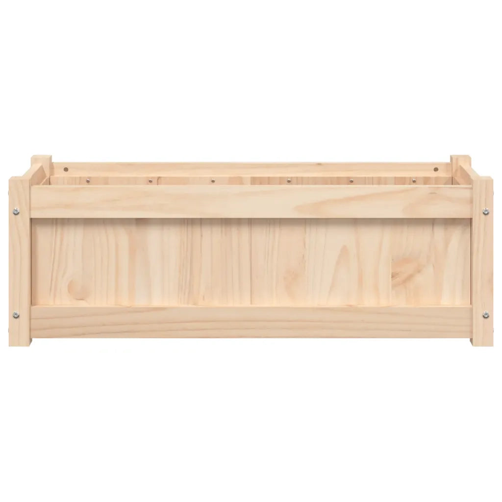 Fioriere da Giardino 2 pz in Legno Massello di Pino