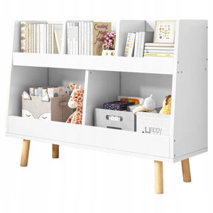 Bücherregal, Weiß 60x25x80 Cm