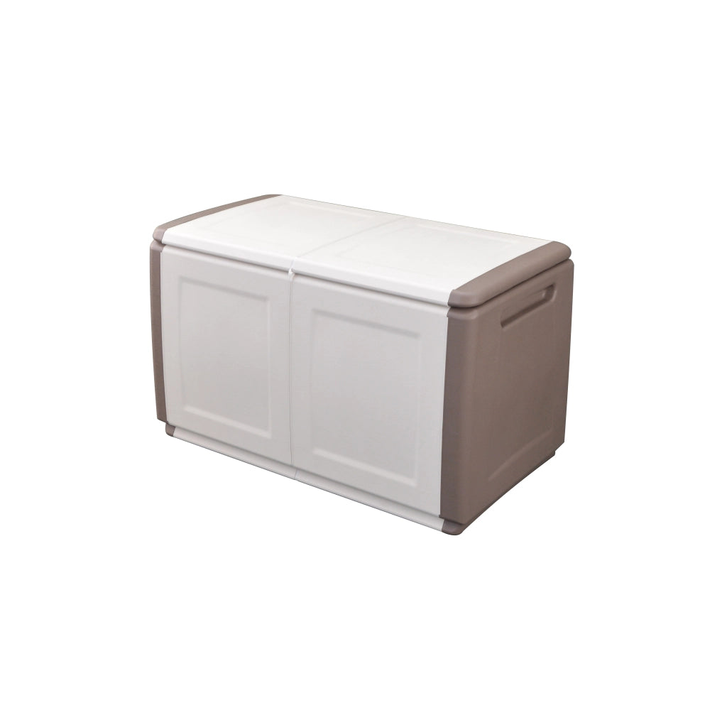 BAULE PORTATUTTO cm  96 x 53 x H 57 - TORTORA/ECRU  - ARTPLAST