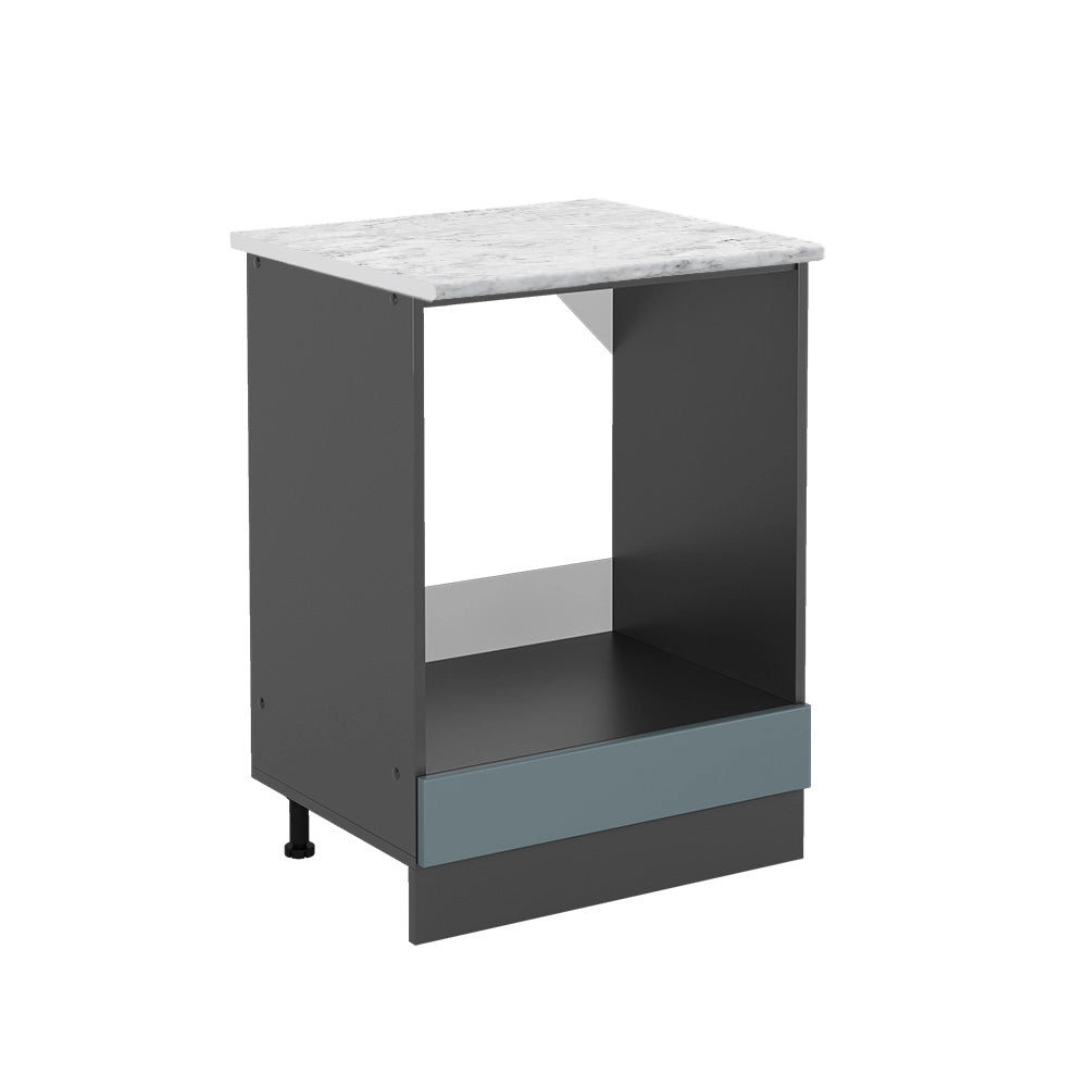 Vicco Mobile per forno da incasso Grigio-blu 60 cm PL Marmo