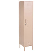 Armadietto metallico per ufficio con 5 ripiani beige moderna per ufficio domestico