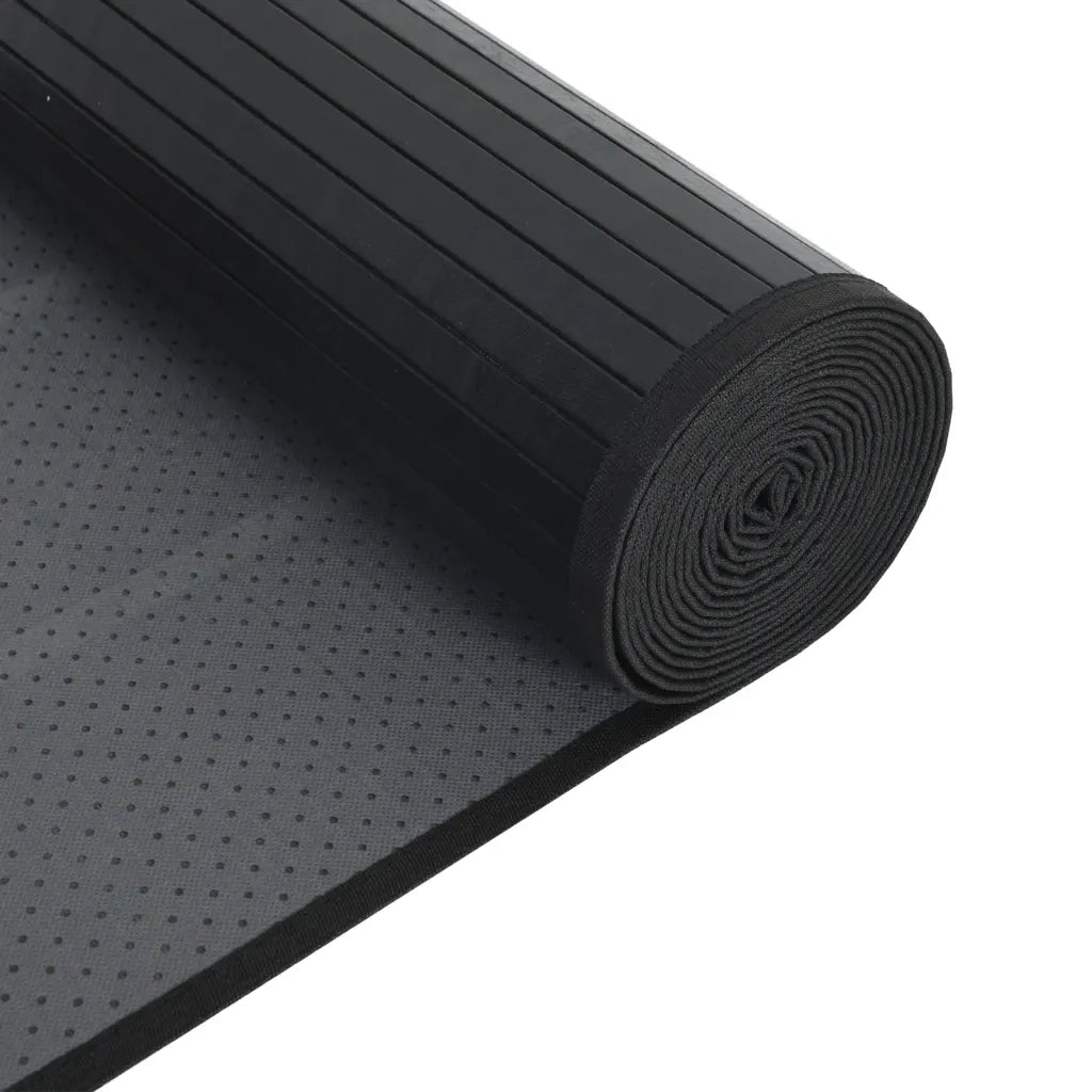 Tappeto Rettangolare Nero 60x500 cm in BambÃ¹