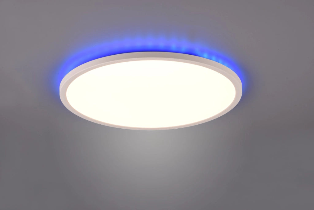 Plafoniera LED Aureo RL 40cm 30W bianca con telecomando