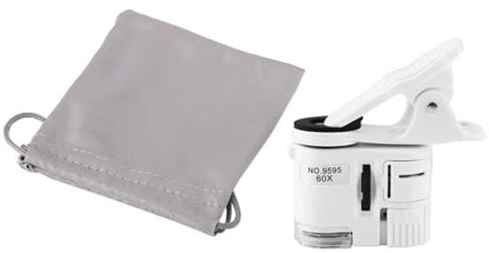 Microscopetto Portatile Miniaturizzato - Microscopio da Tasca - Leggero e Facile da Usare - Microscopio Mobili - Per Scuola e Hobby
