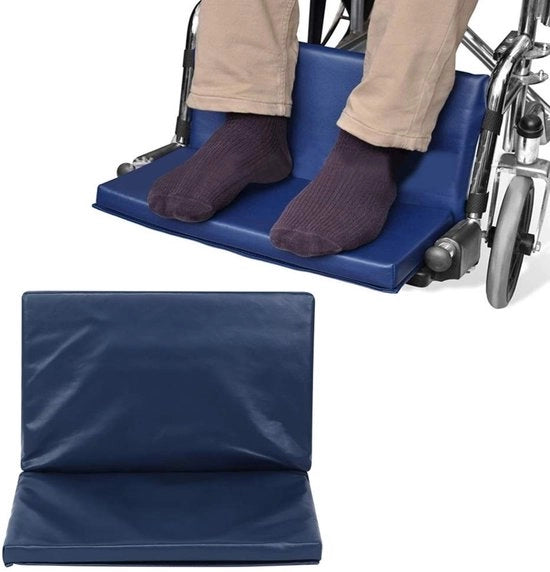 Sostegno per Piedi Elevato - Supporto per Gambe - Protezione per il Cuscino - Materiale Zitto/Katoen - Facile da Installare - Dimensioni 40,6 x 50,8 x 2,5 cm - Cuscino per Sedie a Rotelle