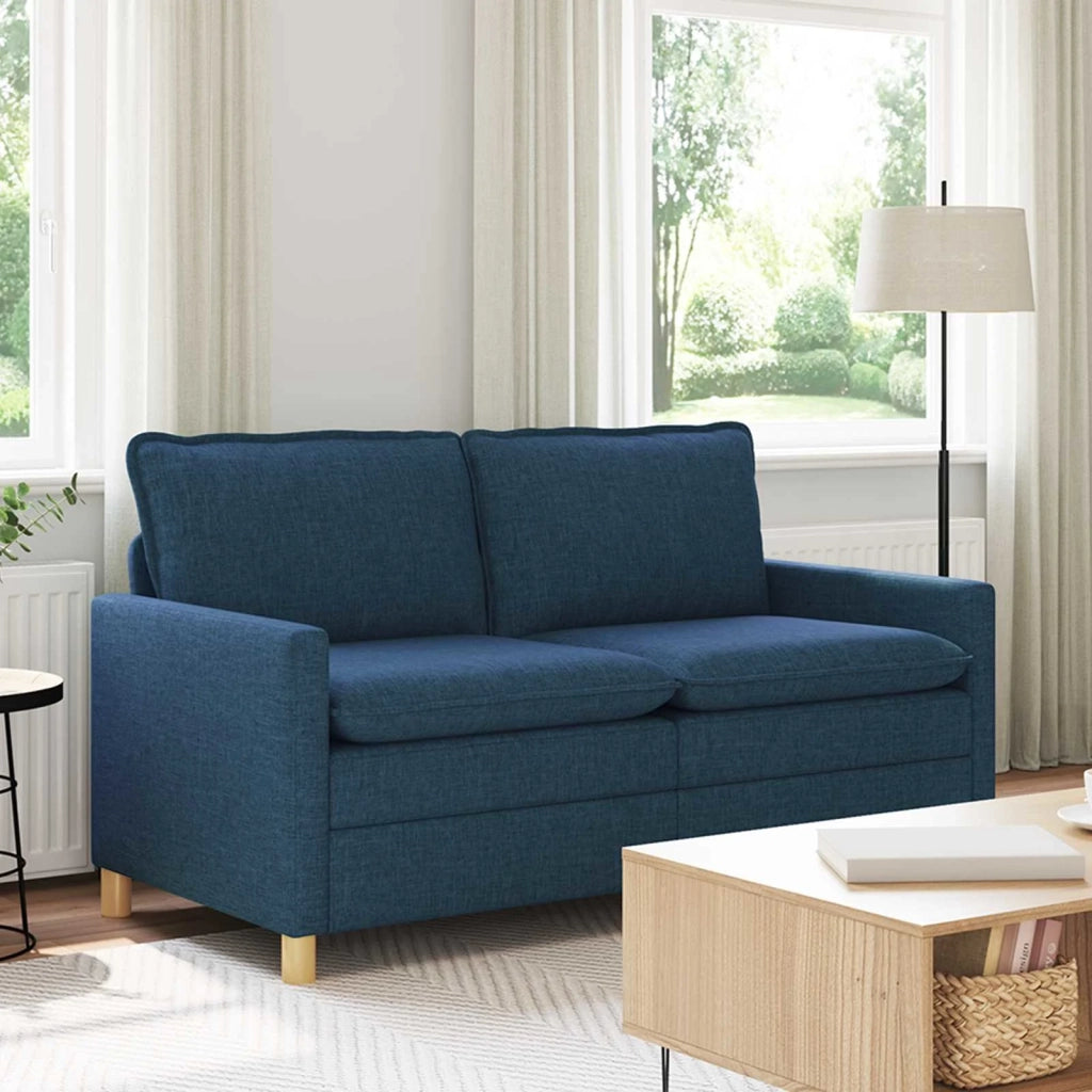 Divano Blu 156 x 81 x 87,5 cm Tessuto