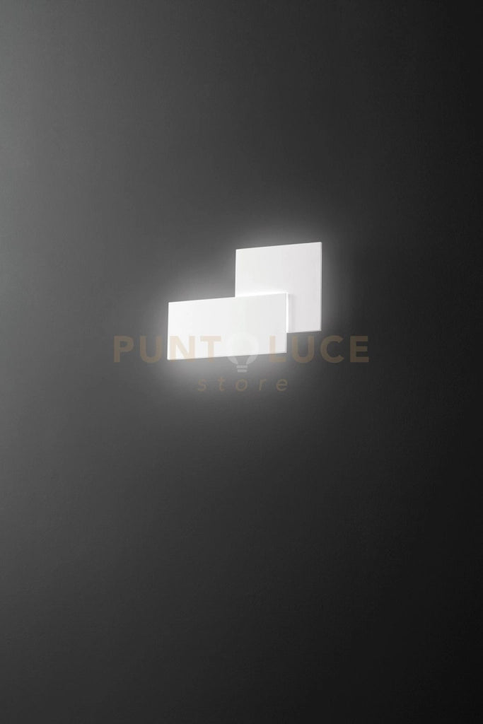 Applique in alluminio colore bianco Quantic LED 23W 3000K CRI?80 220-240V 50/60Hz 1840Lm 35cm