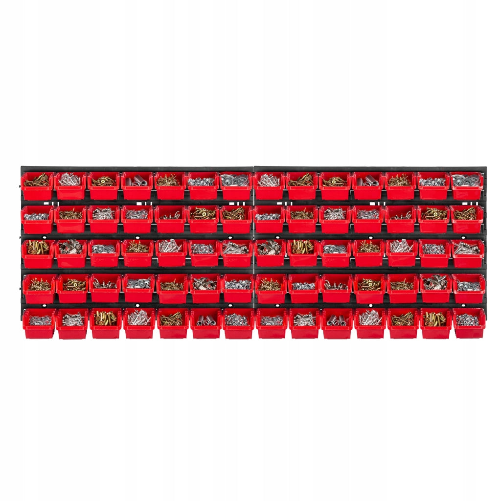 Pannello portautensili KADAX da parete per officina, 116x39 cm, 70 scomparti, garage/officina.