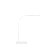 Lampada Da Tavolo Moderna Servo Metallo Bianco Led Integrato 6,5W 3000K