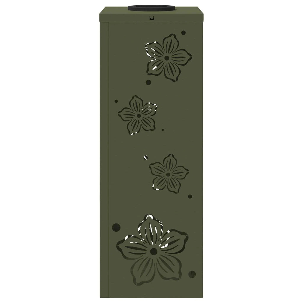 Faro LED solare per sentieri 2 pz Verde oliva CFW8877018