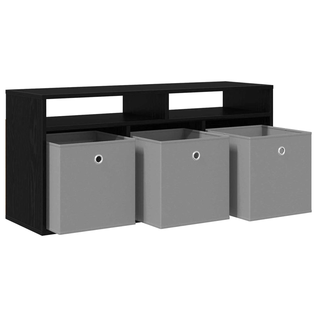 Lowboard con cassetto Rovere Nero 102 x 32 x 48,5 cm CFW1420374