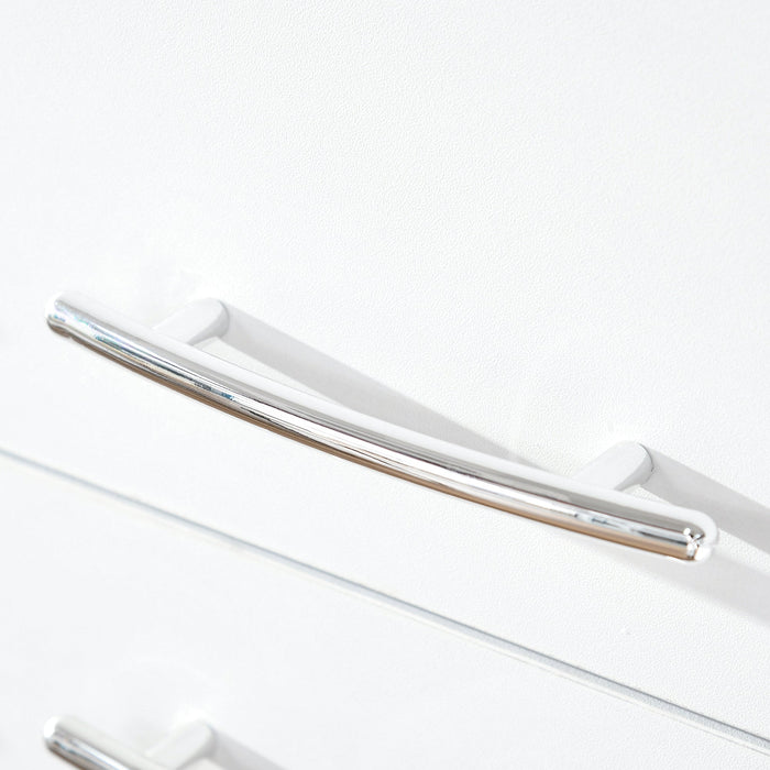 Mobile Dispensa Multiuso 59x31x155 cm in Legno Truciolare Bianco