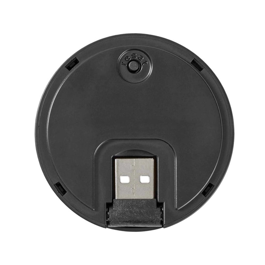 Campanello per Porte Senza Fili USB per Video Campanello Frequenza 433 Mhz Nero Nedis