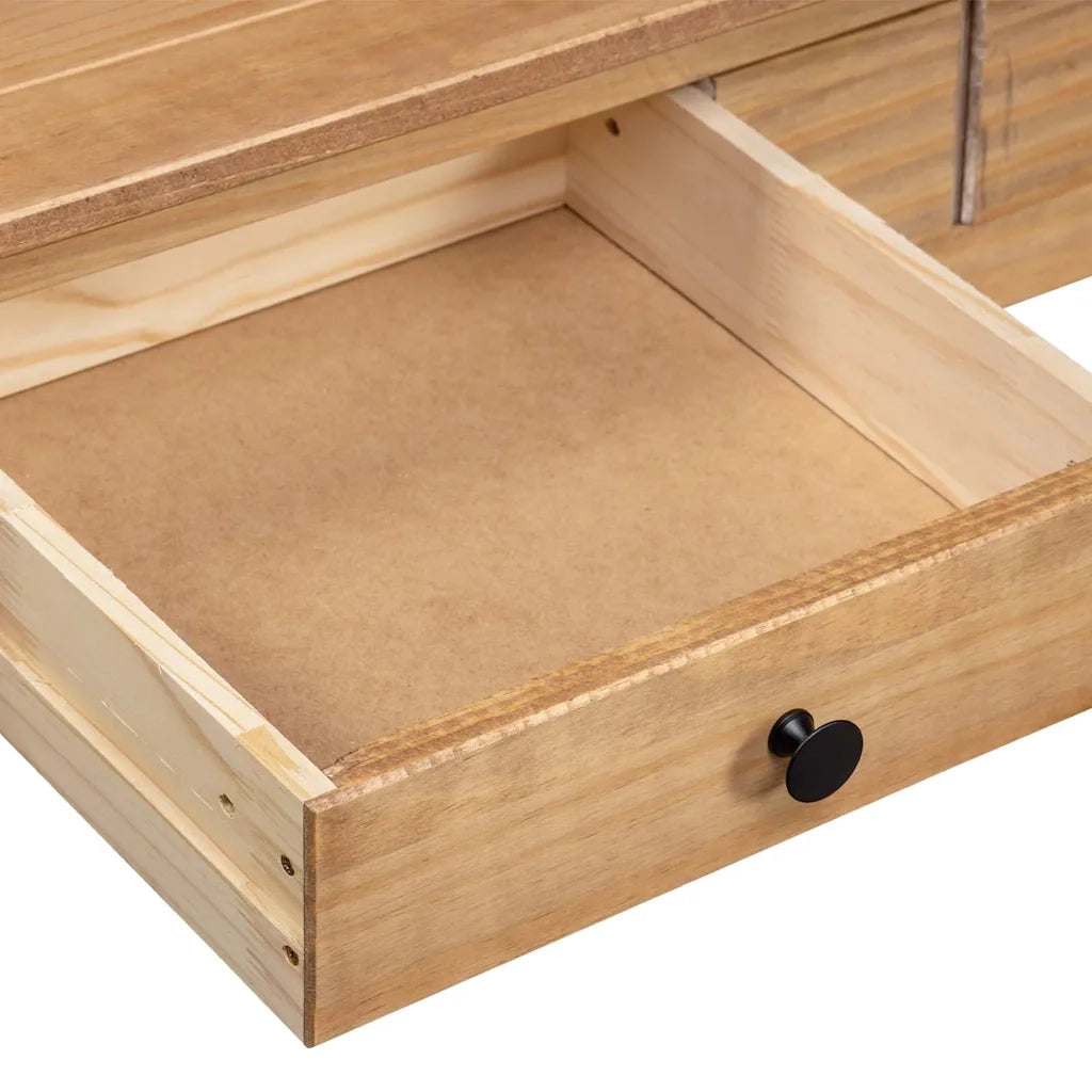 Tavolino da CaffÃ¨ 100x60x45 cm in Pino Massello Panama Range cod mxl 14750