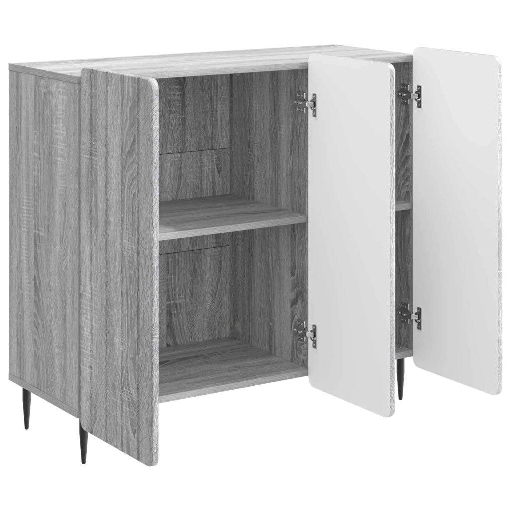 Credenza Grigio Sonoma 89 x 34,5 x 82 cm Legno ingegnerizzato
